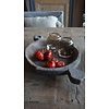 Unieke Houten Chapati Schaal | H7 x Ø32 cm