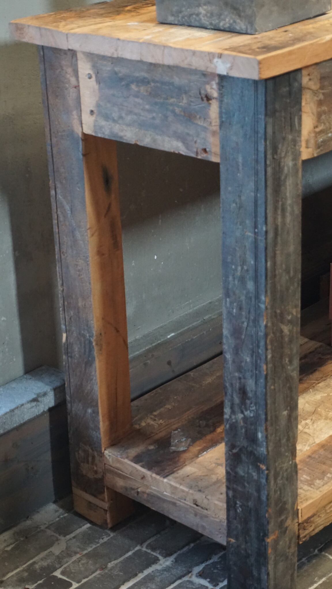 Rene Houtman Sidetable | 2 Lades | Oud Hout | H76xB153xD41 cm