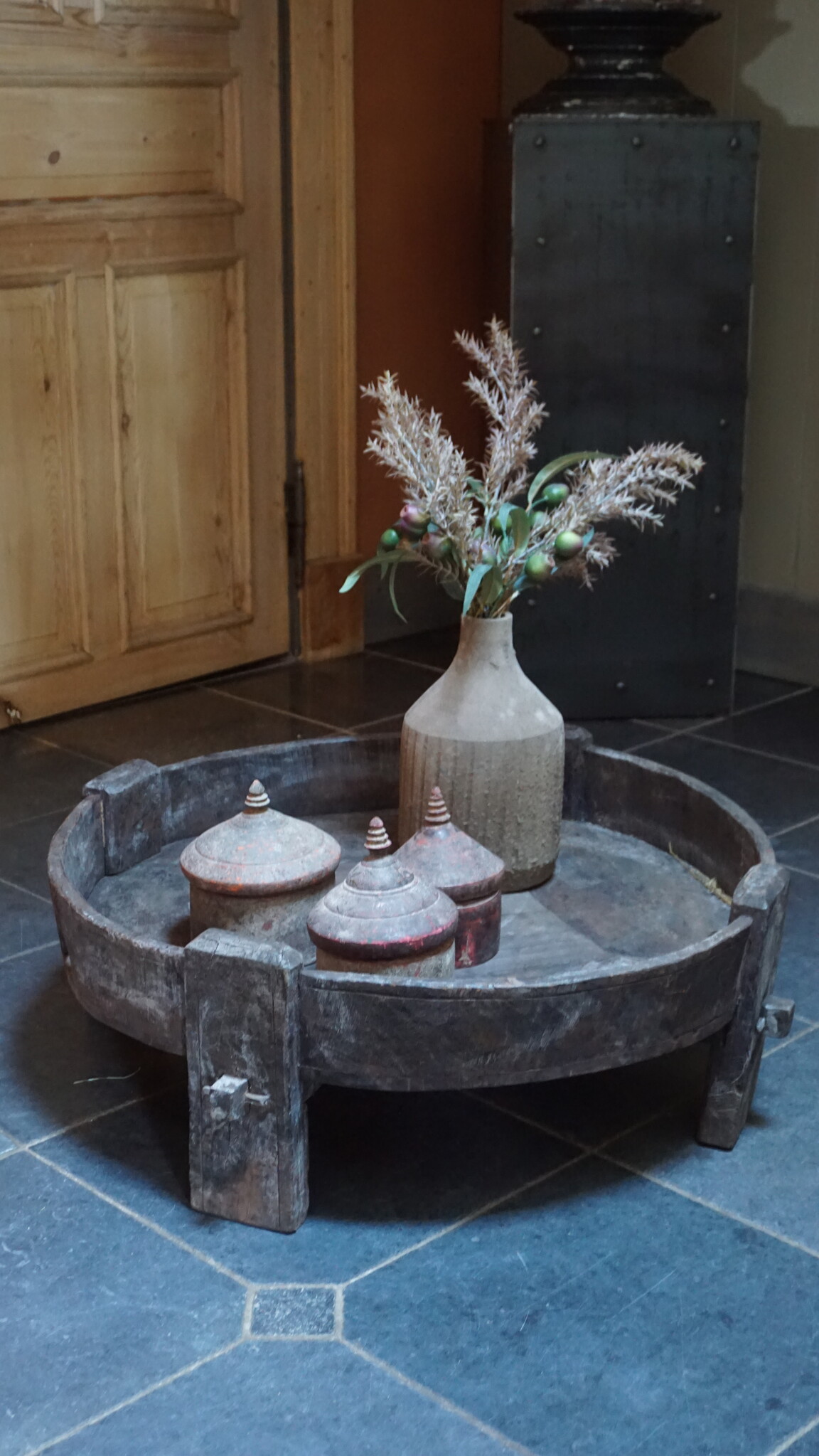Rene Houtman Chakki Tafel | Uniek | H30 x D78 cm