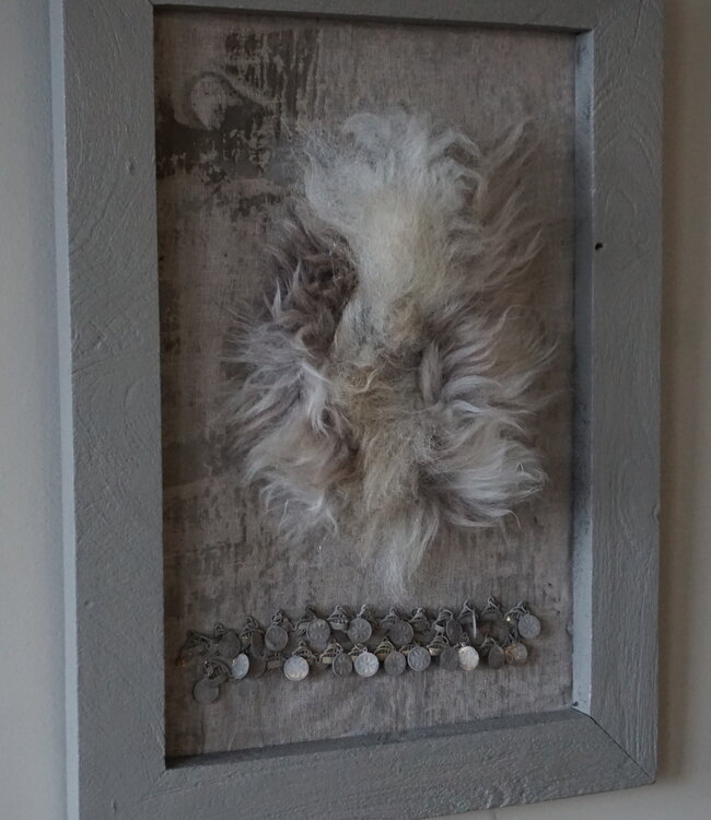 Rene Houtman Kalkdoek | Schapenvachtje | H53 x B39 cm