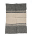 Bazar Bizar Antwerp The Linen Dash keukendoek - naturel zwart - 50x70