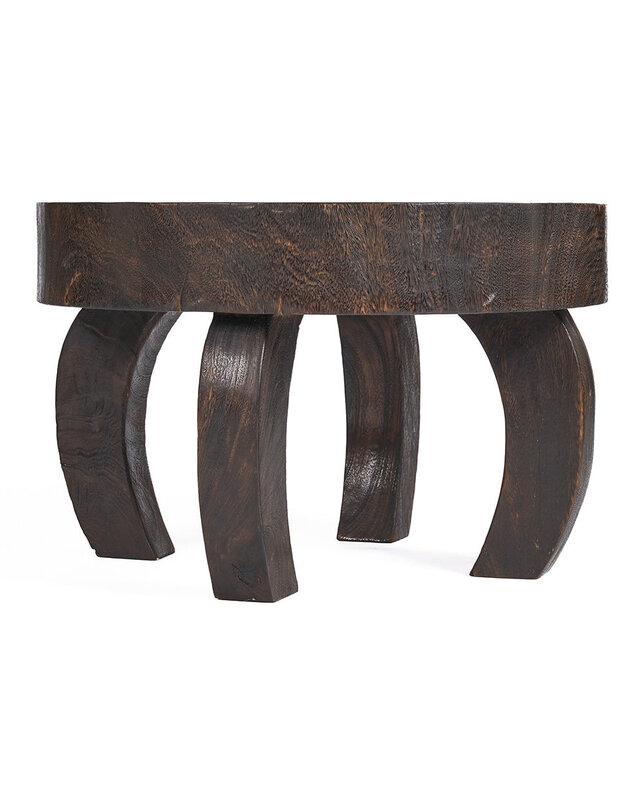 Bazar Bizar Antwerp De Octo Chic salontafel - donker walnoothout