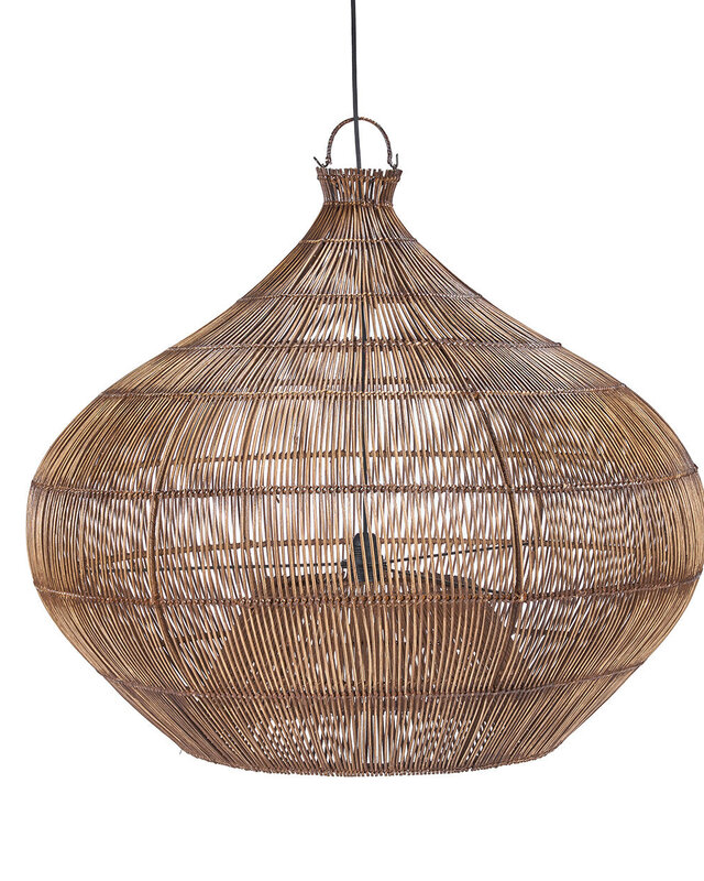 Bazar Bizar Antwerp De Desert Gourd Hanglamp - Donker walnoot - L