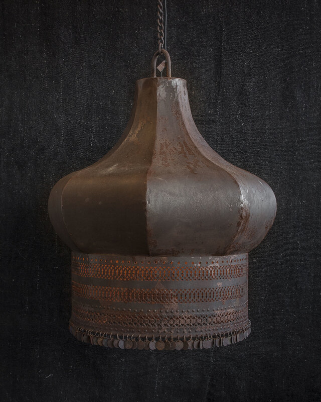 Hoffz Kroonluchter Saphier M  | Verweerd Ijzer |  H58 x D52 cm