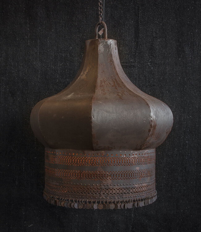 Hoffz Kroonluchter Saphier M  | Verweerd Ijzer |  H58 x D52 cm