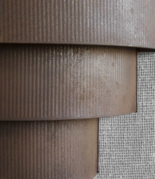 Hoffz Wandlamp Rohan L | Verweerd Ijzer | H63 x D51 cm