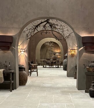 Hoffz Wandlamp Rohan L | Verweerd Ijzer | H63 x D51 cm