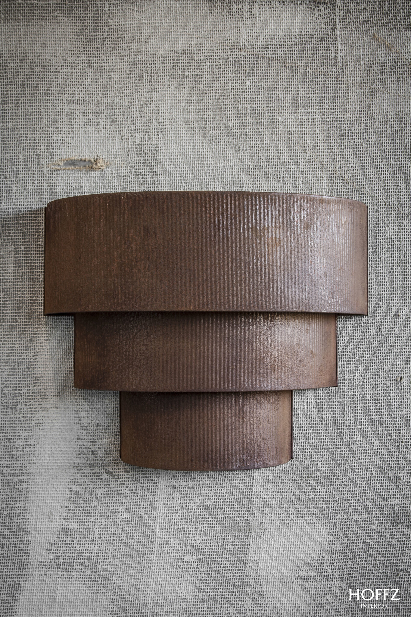 Hoffz Wandlamp Rohan M | Verweerd Ijzer | H46 x D63,5 cm