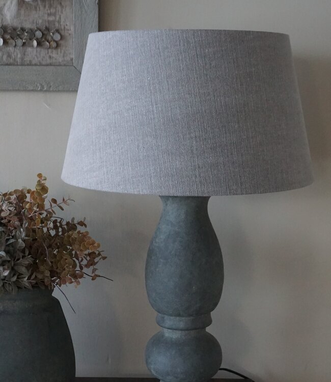 Brynxz Lampenkap Taps | Cilinder | Stone | H25 x D35-45 cm