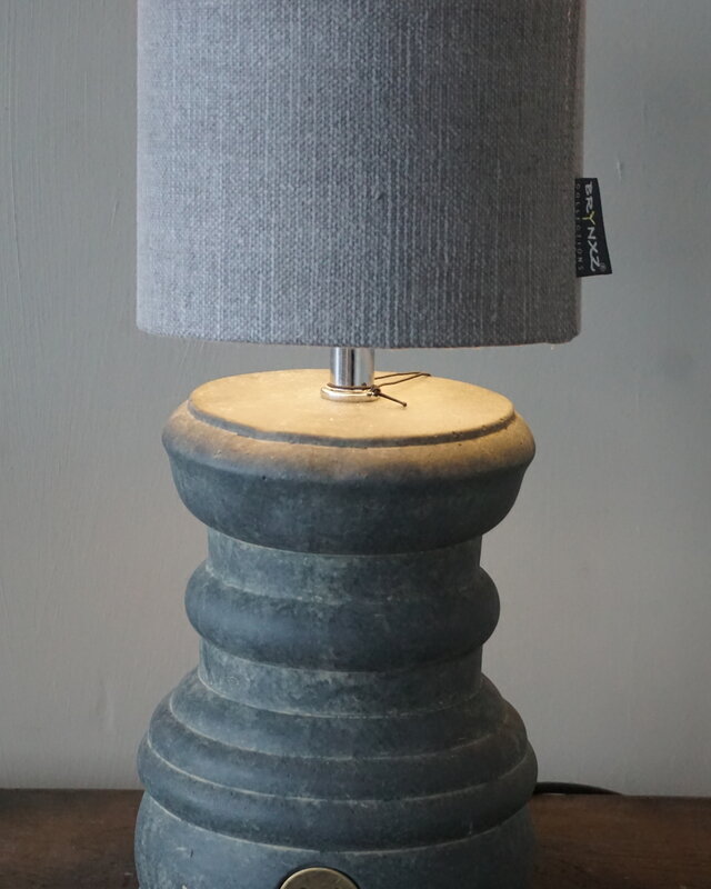Brynxz Lampenkap | Cilinder | Stone | H12 x D15 cm