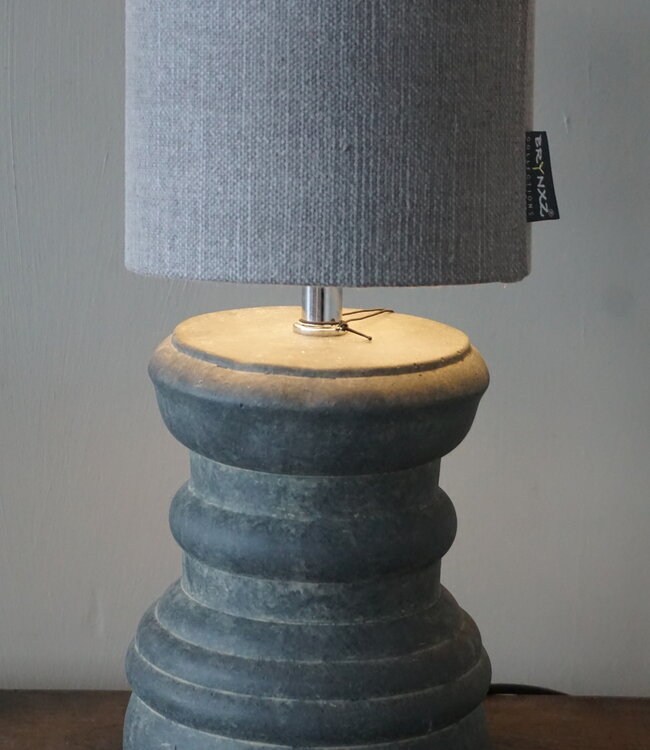 Brynxz Lampenkap | Cilinder | Stone | H12 x D15 cm