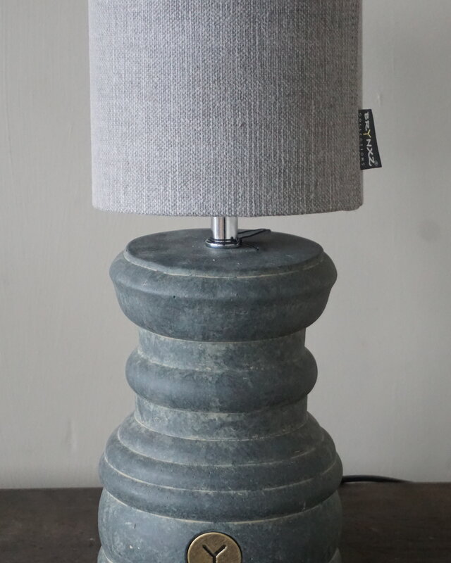 Brynxz Lampenkap | Cilinder | Stone | H12 x D15 cm