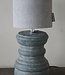 Brynxz Lampenkap | Cilinder | Stone | H12 x D15 cm