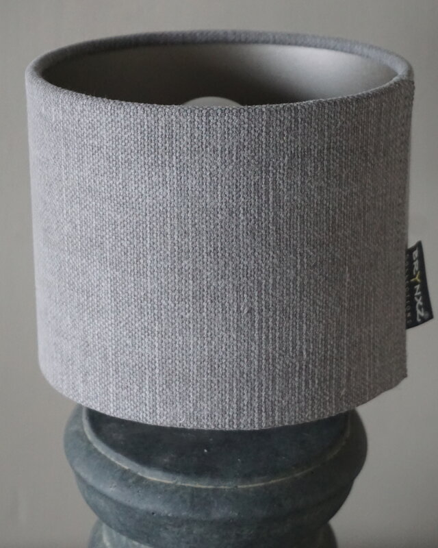 Brynxz Lampenkap | Cilinder | Stone | H12 x D15 cm