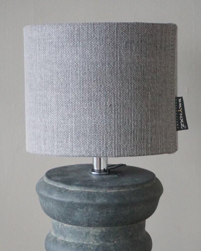 Brynxz Lampenkap | Cilinder | Stone | H12 x D15 cm