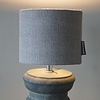 Lampenkap | Cilinder | Stone | H12 x D15 cm
