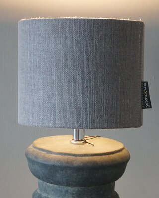 Brynxz Lampenkap | Cilinder | Stone | H12 x D15 cm