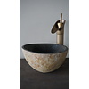 Kleine Stenen Waskom + Spoelgat | H13 x B26,5 x D22 cm