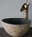 Rene Houtman Kleine Stenen Waskom + Spoelgat | H13 x B26,5 x D22 cm