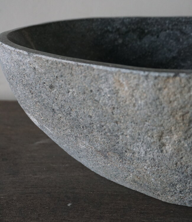 Rene Houtman Kleine Stenen Waskom + Spoelgat | H13 x B27 x D23 cm