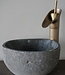 Rene Houtman Kleine Stenen Waskom + Spoelgat | H13,5 x B25 x D20 cm