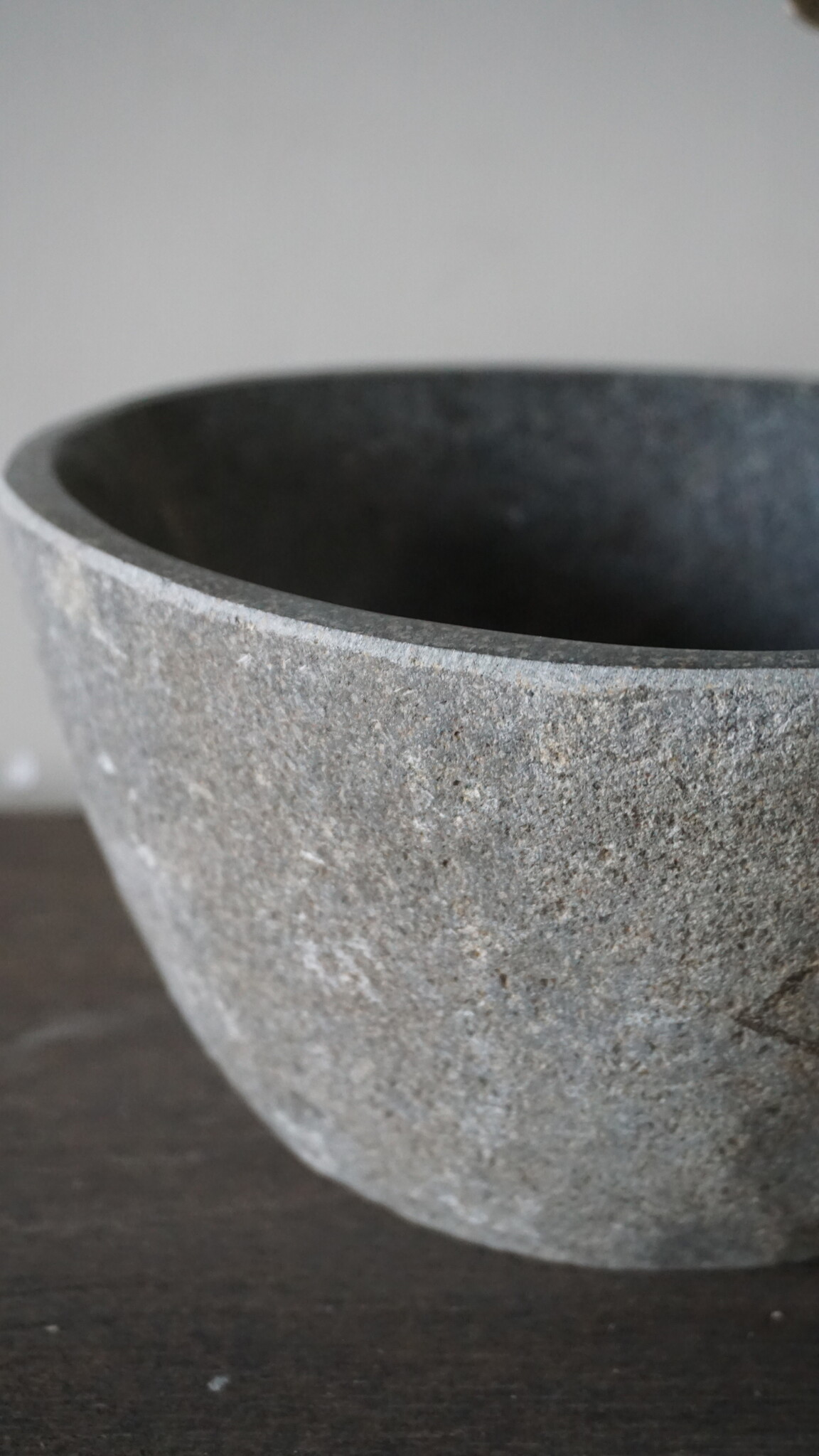 Rene Houtman Kleine Stenen Waskom + Spoelgat | H12,5 x B24 x D20 cm