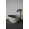 Kleine Stenen Waskom + Spoelgat | H13,5 x B26 x D20,5 cm