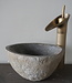 Rene Houtman Kleine Stenen Waskom + Spoelgat | H13,5 x B26 x D20,5 cm