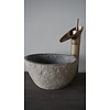 Kleine Stenen Waskom + Spoelgat | H13 x B26 x D20 cm