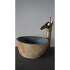 Kleine Stenen Waskom + Spoelgat | H13 x B26 x D21 cm