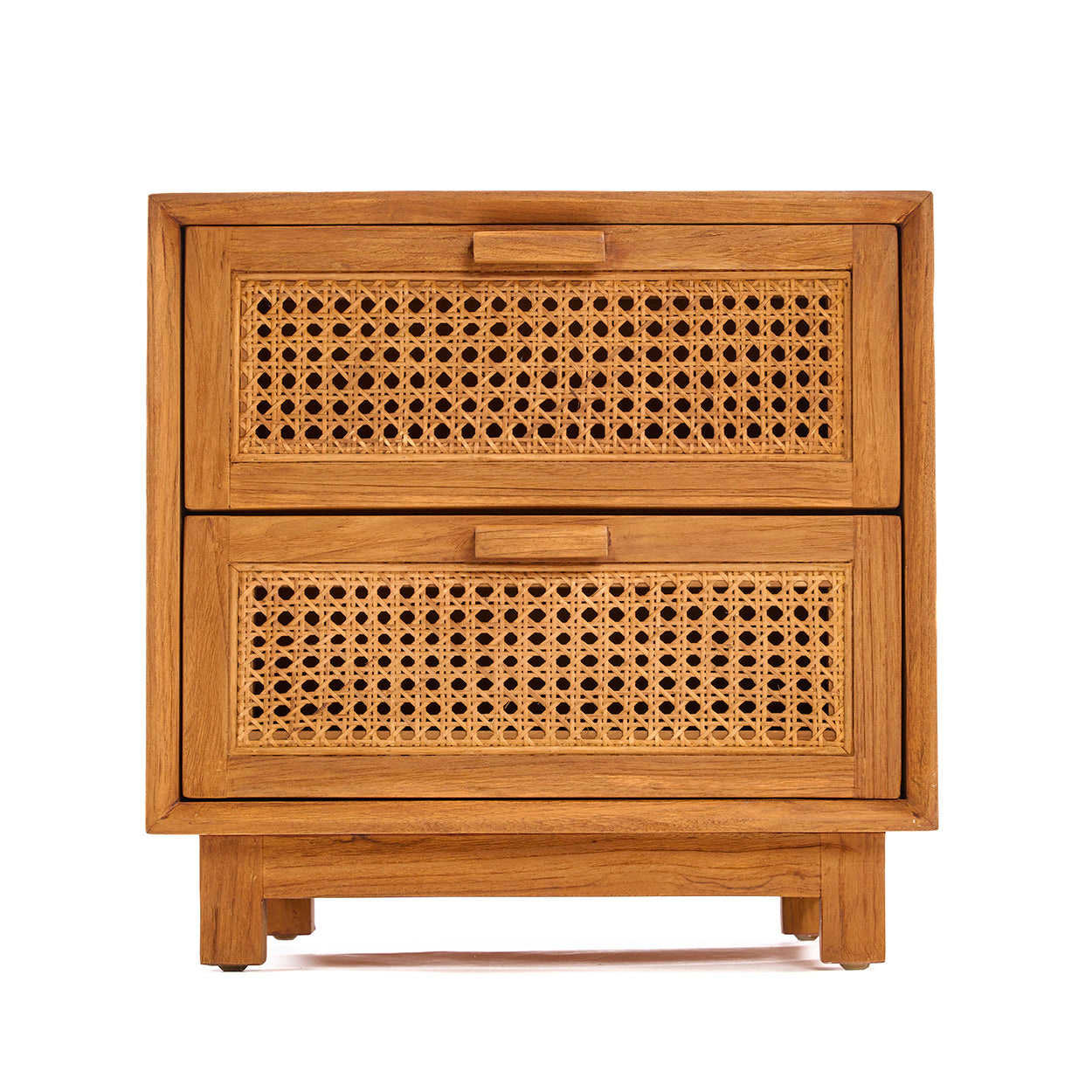 Bazar Bizar Antwerp Nachtkastje Harmony - naturel - 51x48x48 cm