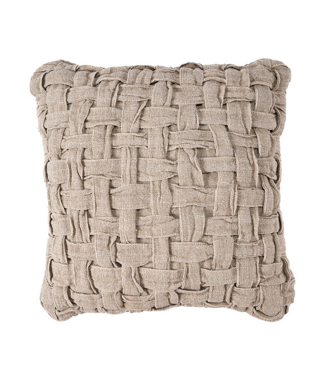 Bazar Bizar Antwerp Linnen Crosier kussenhoes - naturel