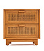 Bazar Bizar Antwerp Nachtkastje Harmony - naturel - 51x48x48 cm