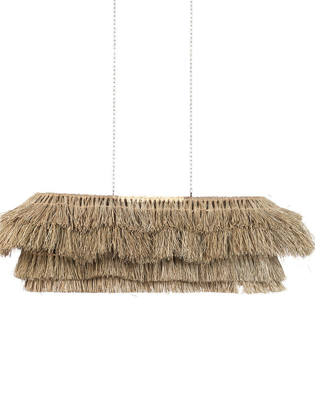 Bazar Bizar De Nyang Nyang Hanglamp - Natuurlijk 140x48x71 cm