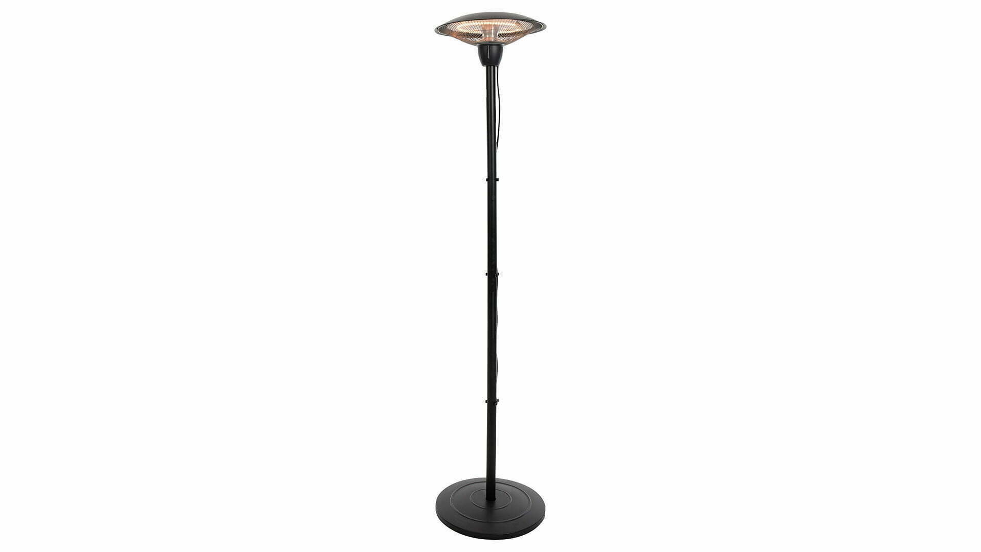 SUNRED Terrasverwarmer Barcelona Helder staand zwart 1500 watt