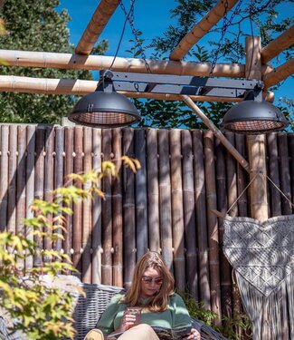 SUNRED Indus Bright hangend zwart 3000 watt