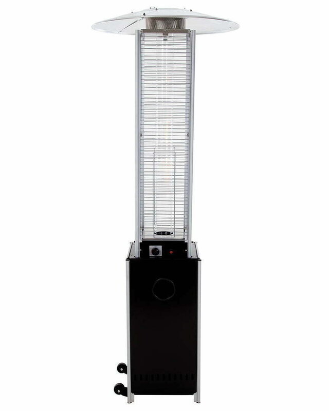 SUNRED Terrasverwarmer Gasvlambrander zwart 12.000 watt