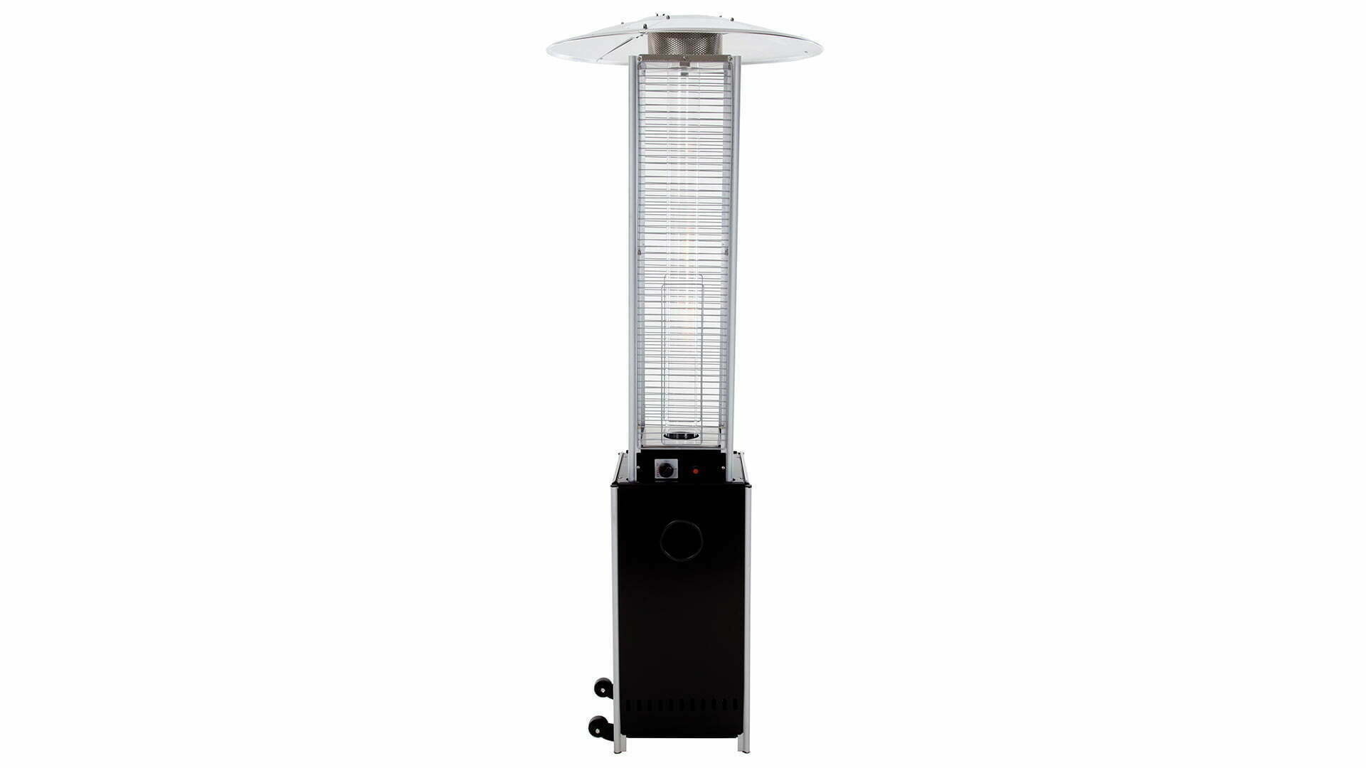 SUNRED Terrasverwarmer Gasvlambrander zwart 12.000 watt