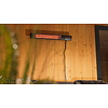 Terrasverwarmer Donker wandmodel zwart 1500 watt