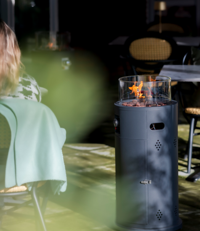 SUNRED Terrasverwarmer Bogo Vlam Gas Grijs 10500 watt