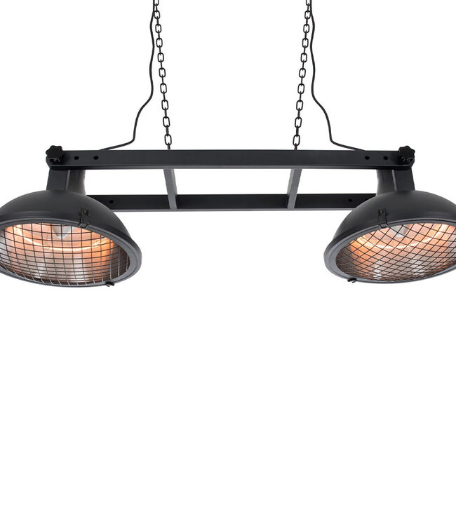 SUNRED Indus Bright hangend zwart 3000 watt