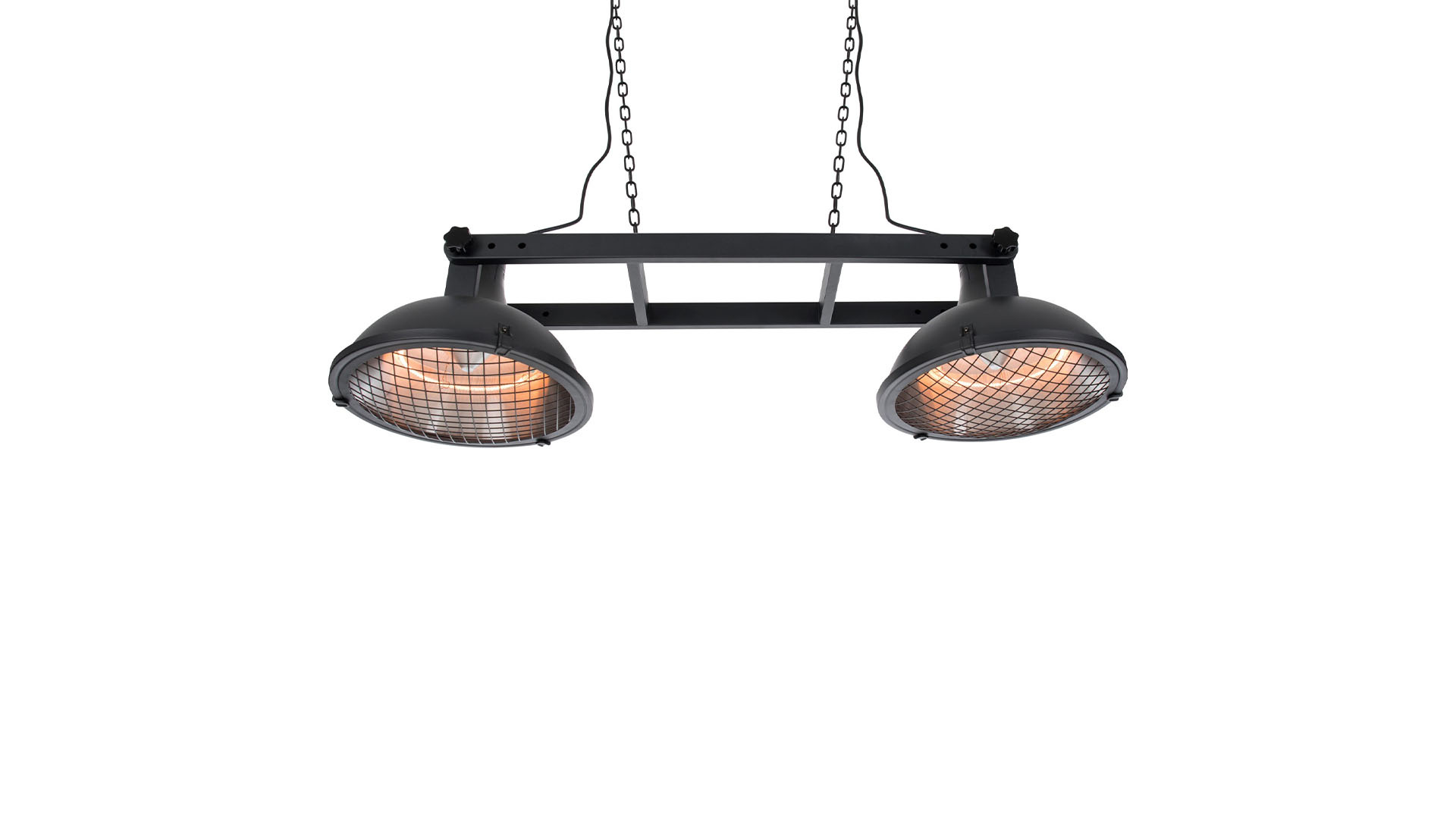 SUNRED Indus Bright hangend zwart 3000 watt