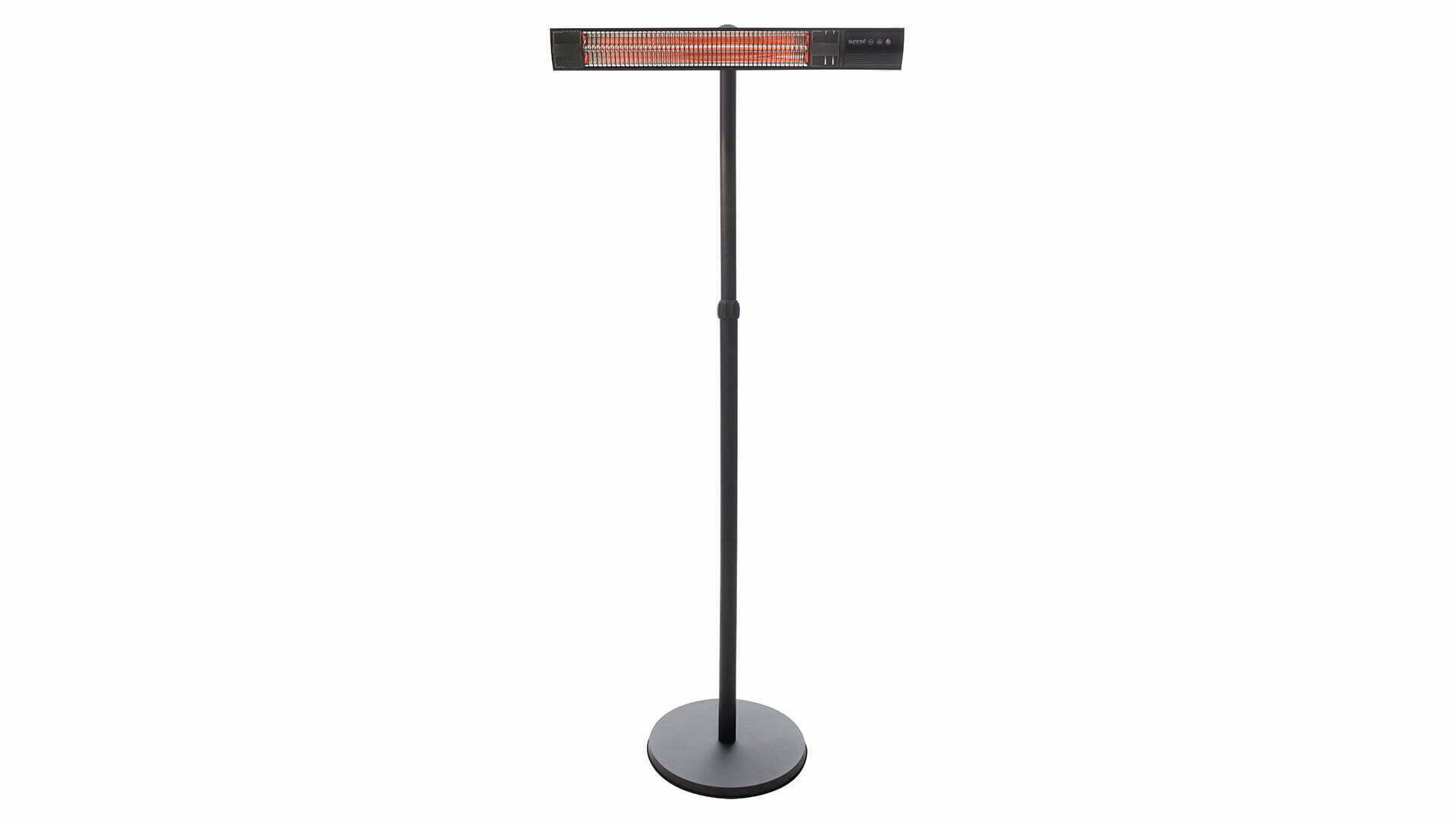 SUNRED Terrasverwarmer Donker staand zwart 2500 watt