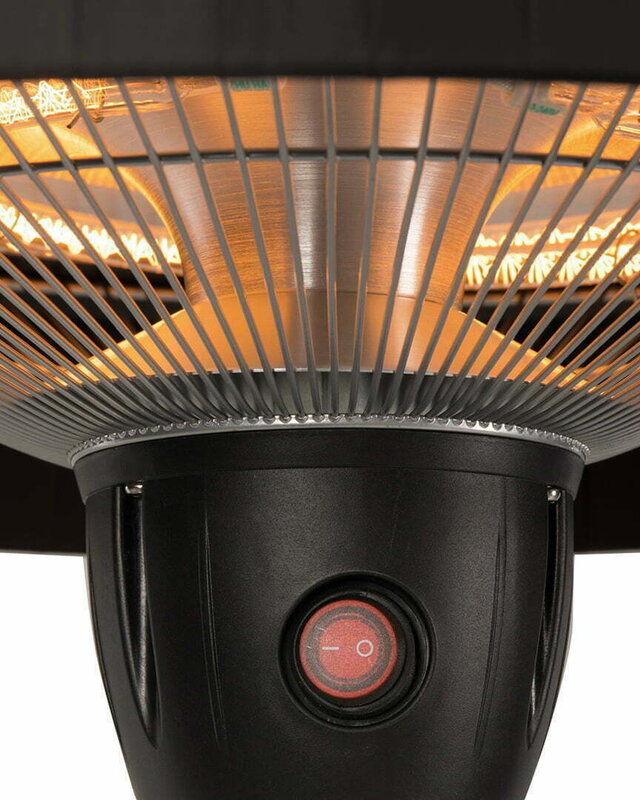 SUNRED Compact Artix Helder Hangend Zwart 1500 Watt
