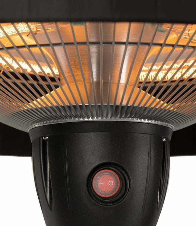 SUNRED Compact Artix Helder Hangend Zwart 1500 Watt