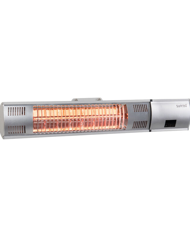 SUNRED Ultra wandmodel zilver 2000 watt