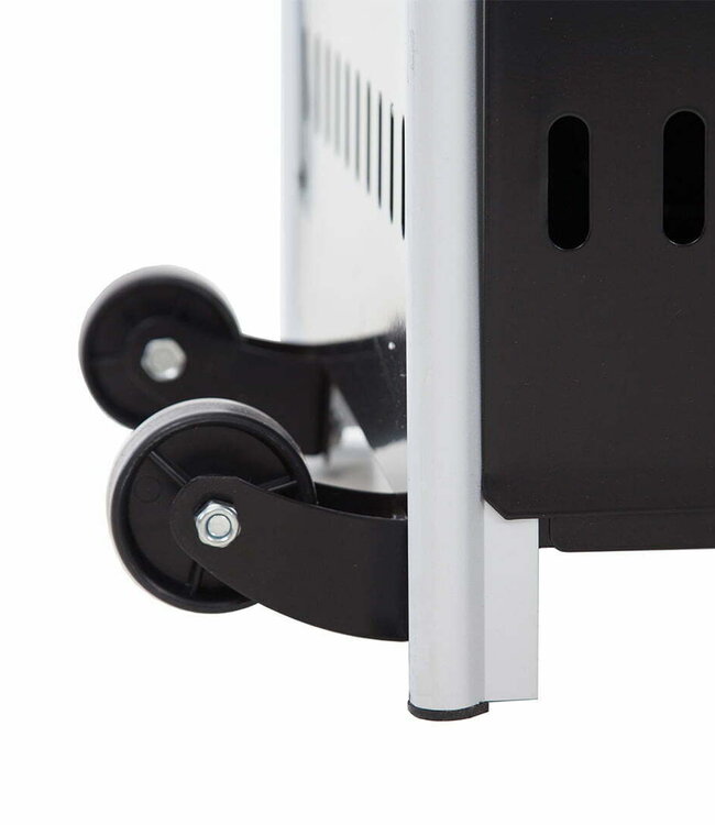 SUNRED Terrasverwarmer Gasvlambrander zwart 12.000 watt