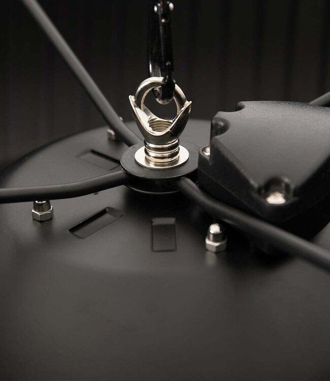 SUNRED Compact Artix Helder Hangend Zwart 1500 Watt