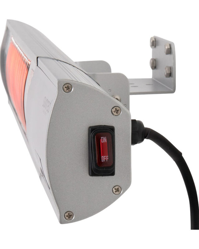 SUNRED Ultra wandmodel zilver 2000 watt