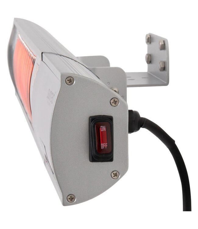 SUNRED Ultra wandmodel zilver 2000 watt